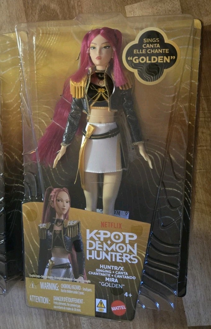 ? KPop Demon Hunters HUNTR/X Singing Dolls Rumi Zoey Mira Set + Saja Boy Jinu
