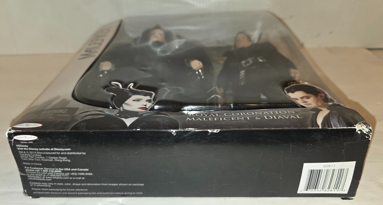 Disney Maleficent Royal Coronation Maleficent and Diaval (NEW IN DISTRESSED BOX)