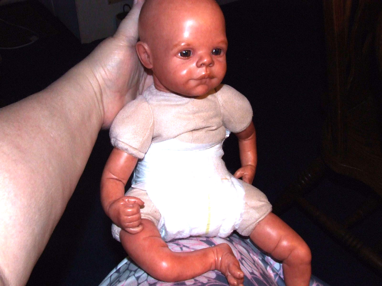Reborn Doll Hand Painted and made from a Bountiful Baby Kit