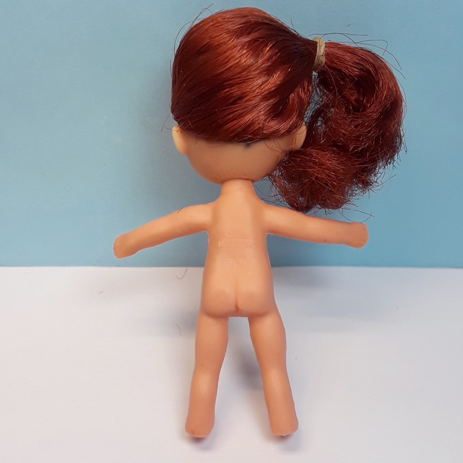 Vintage Mattel Liddle Kiddles SOAPY SIDDLE Doll, Robe, Slippers, Bathtub
