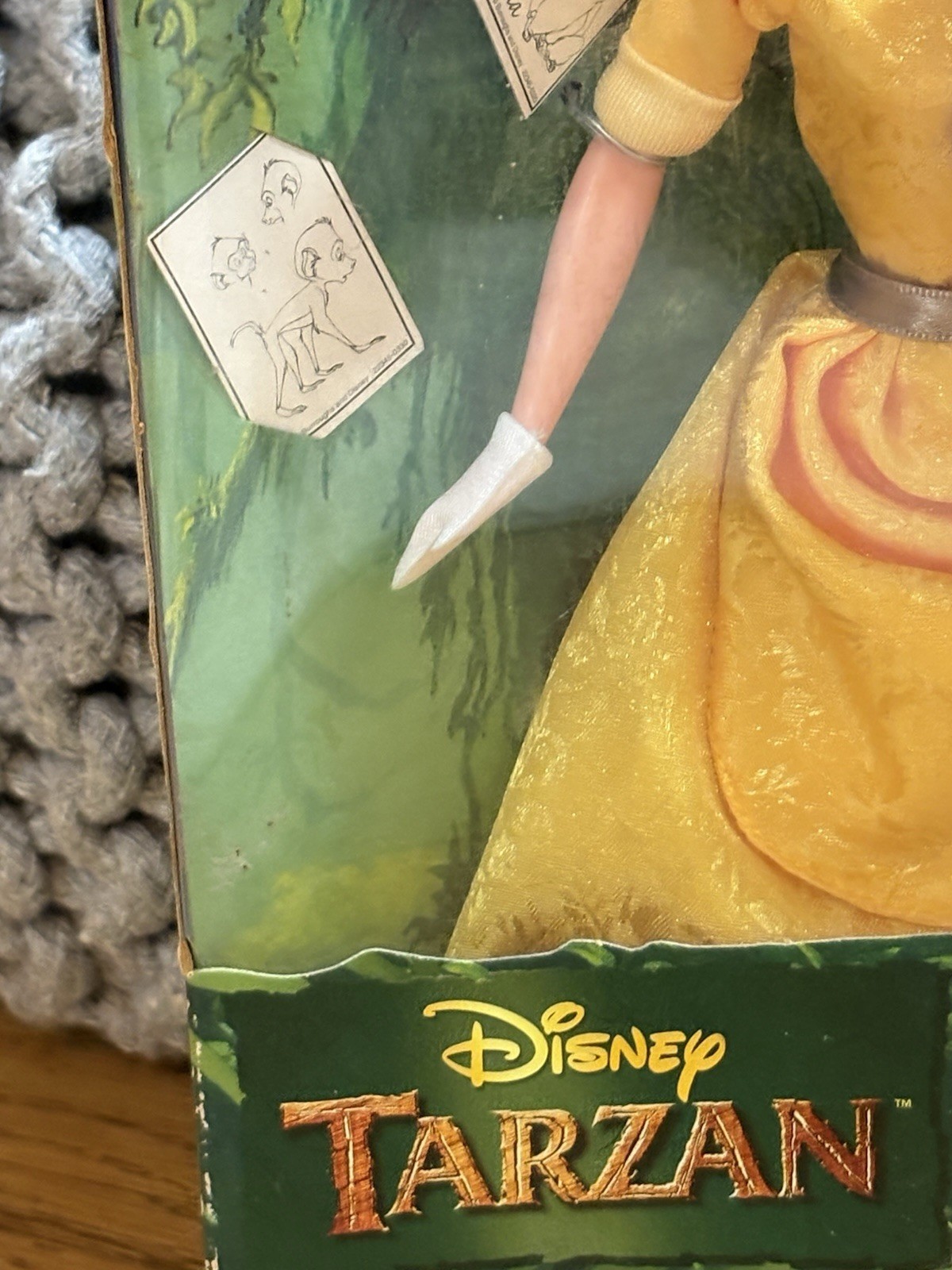 Vintage 1999 Rare Jane Doll with Monkey from Disney’s Tarzan Movie NRFB