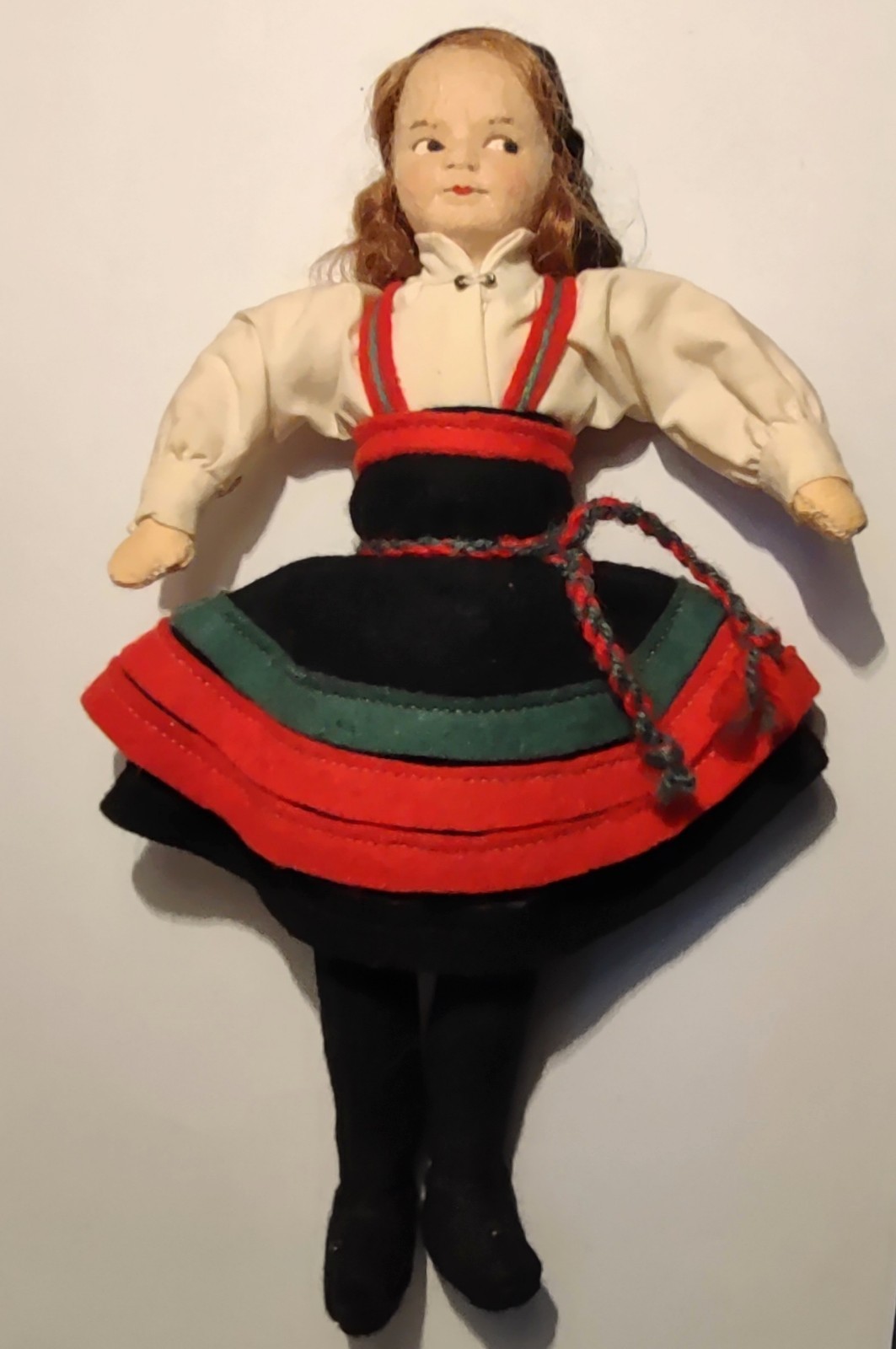 Vintage Rønnaug Pettersen Norway Doll Felt Norwegian Costume