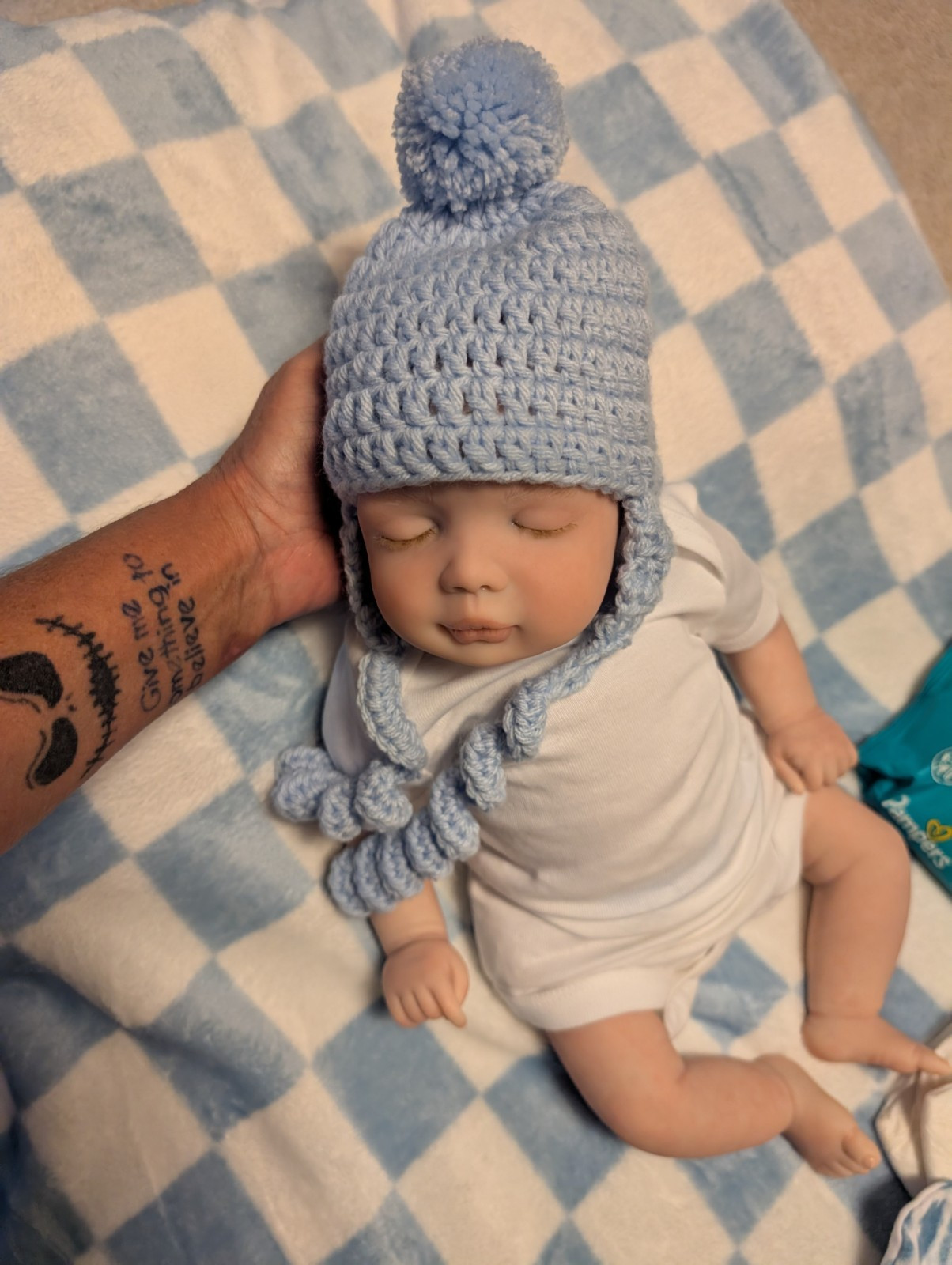 LACI CHRISTINE’S NEWBORN SIZE REBORN DOLL BABY BOY REBORN *CHASE ELLIOT*