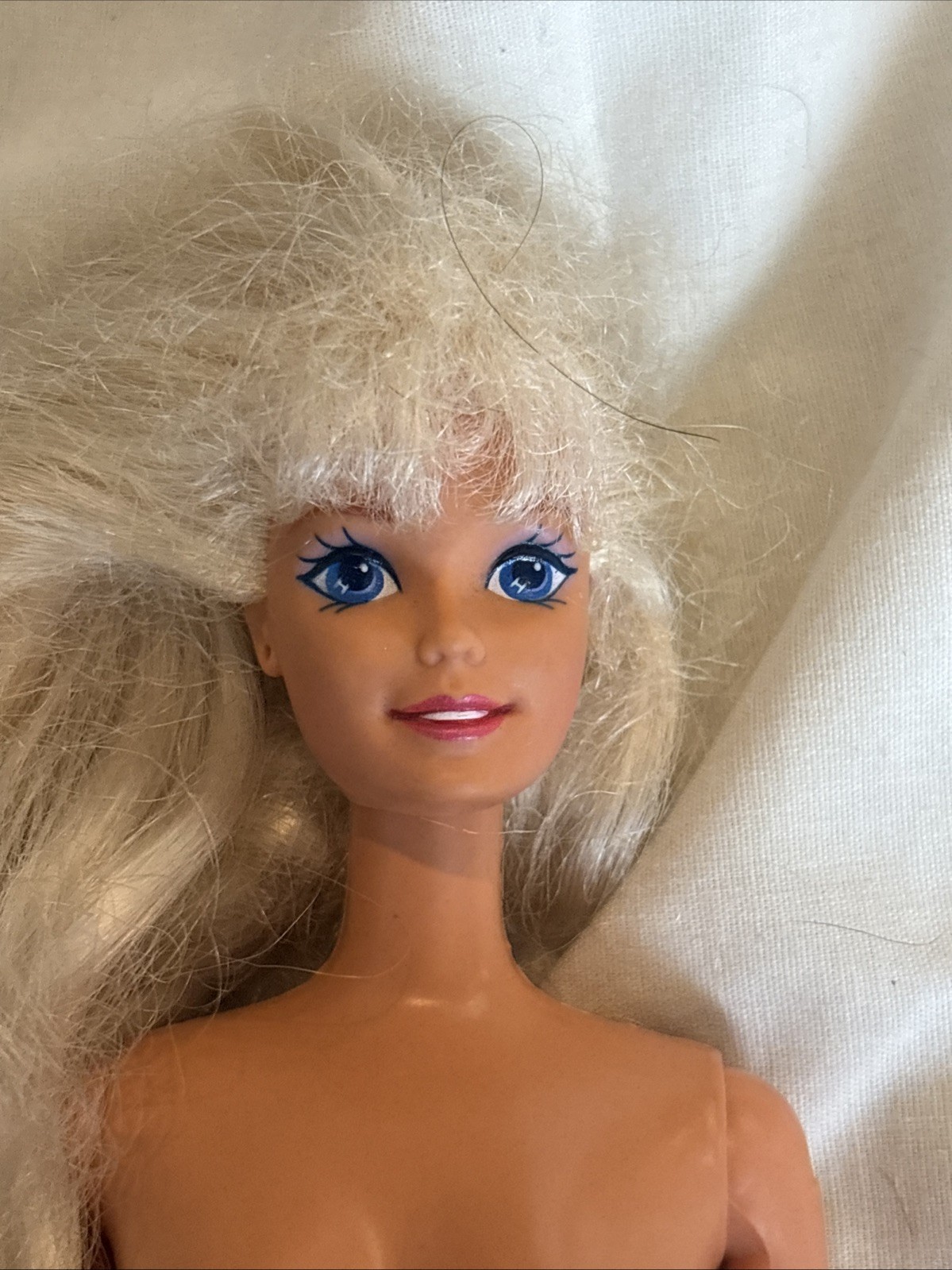 Vintage 1966 Malaysia BARBIE DOLL NUDE 11.5 Inches Blonde Blue Eyes