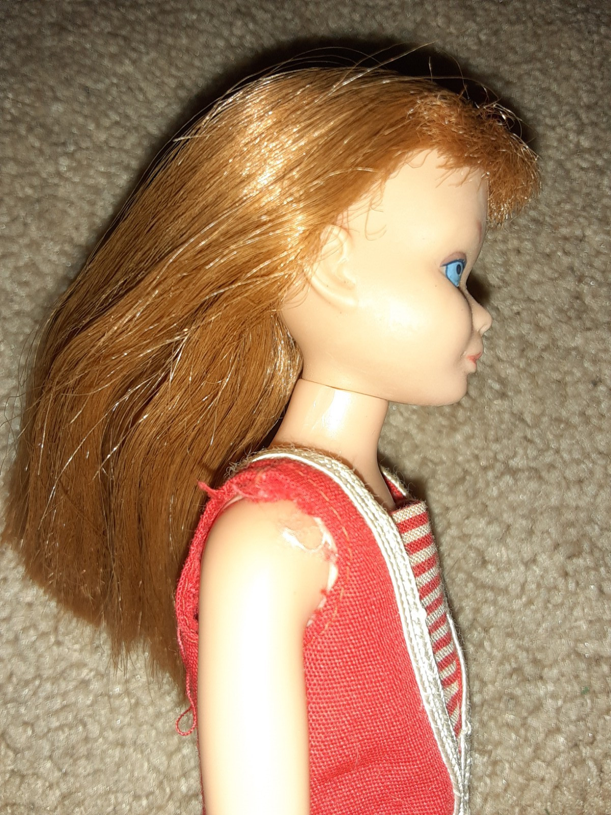1 Vintage Barbie Prototype Sample Skipper Doll Titan w/ Original Swimsuit Outfit