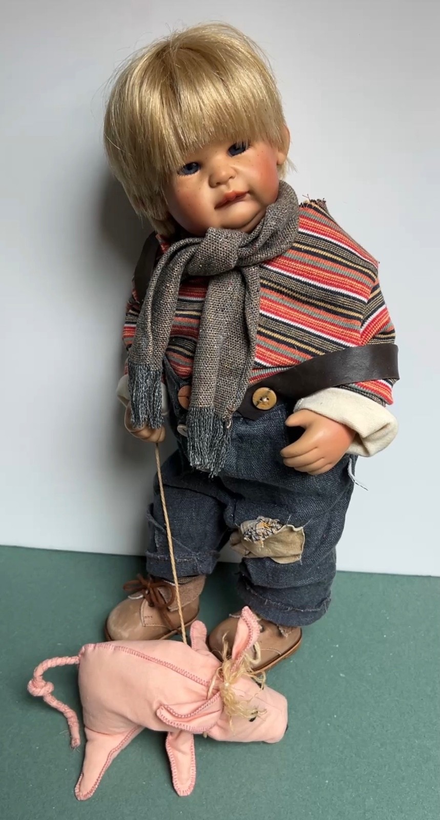 Gotz Susi Eimer Designer Artist Boy Doll Eder 19.5” Tall 1999 Limited Variation
