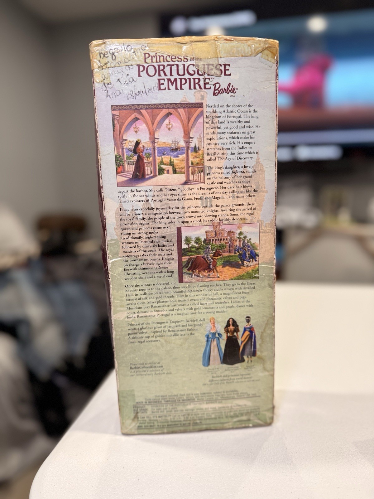2002 Dolls of the World⭐️“Princess of the Portuguese Empire Barbie”