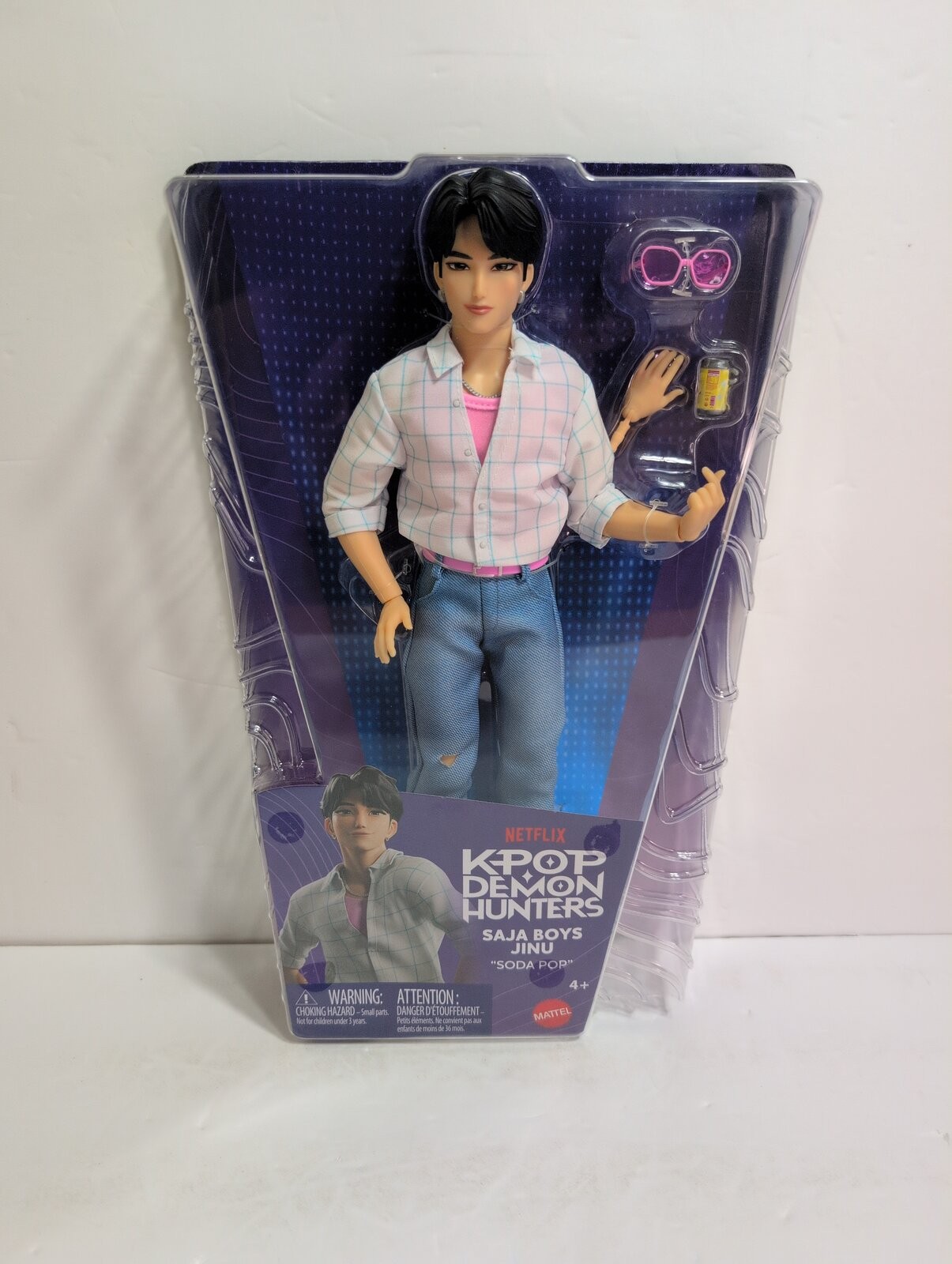 KPop Demon Hunters Saja Boys Jinu Soda Pop Fashion Doll K-POP In Hand