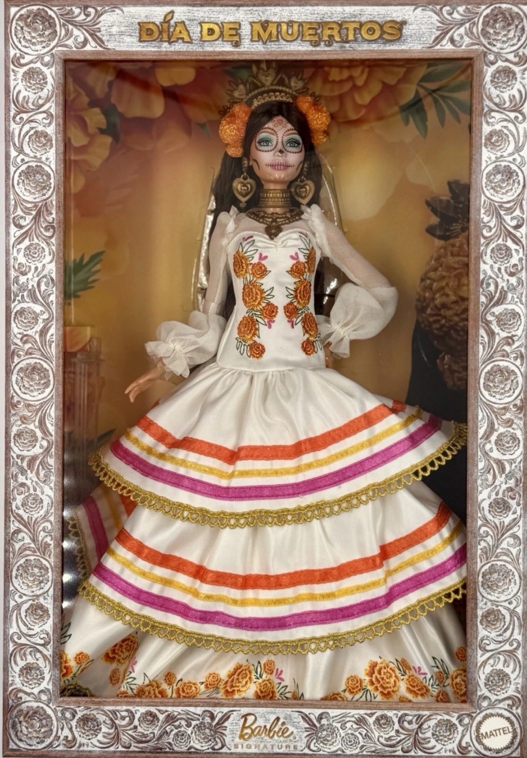 Mattel 2025 Barbie Dia De Muertos (Day of the Dead) Doll JBJ05 In Hand New