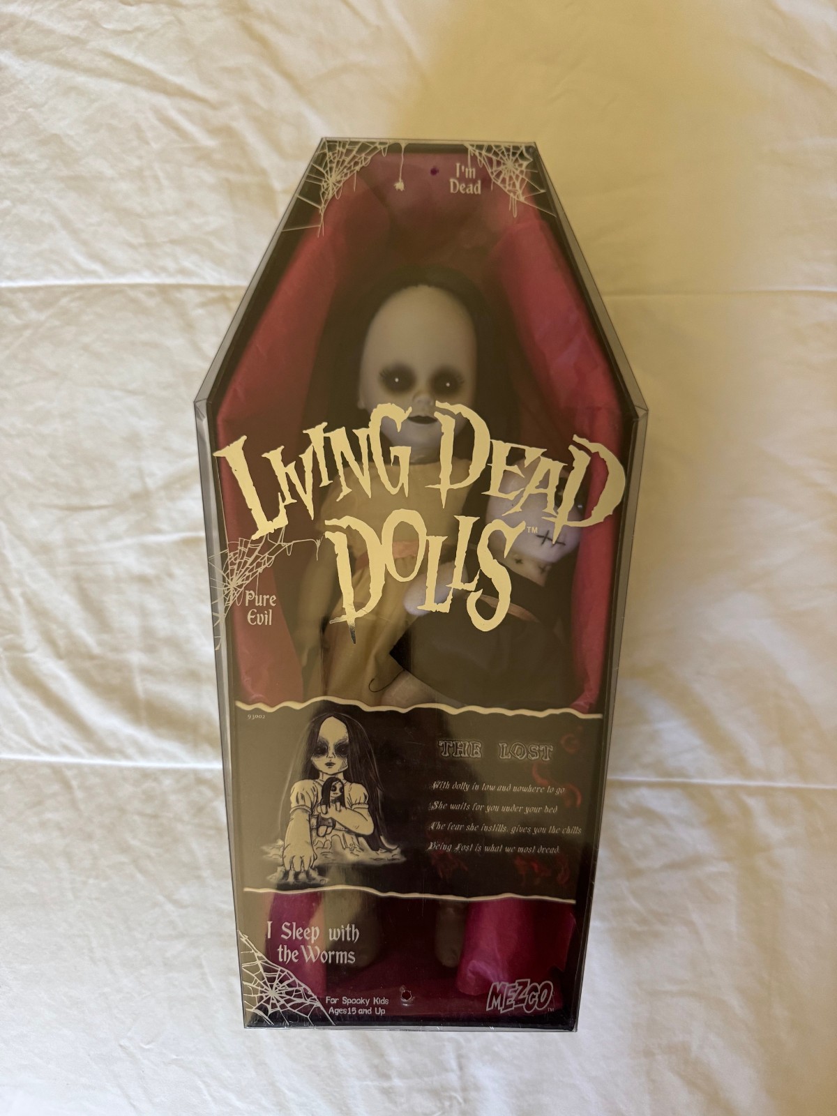 MEZCO TOYZ LIVING DEAD DOLLS THE LOST WHITE DRESS VARIANT SERIES 8 – SEALED