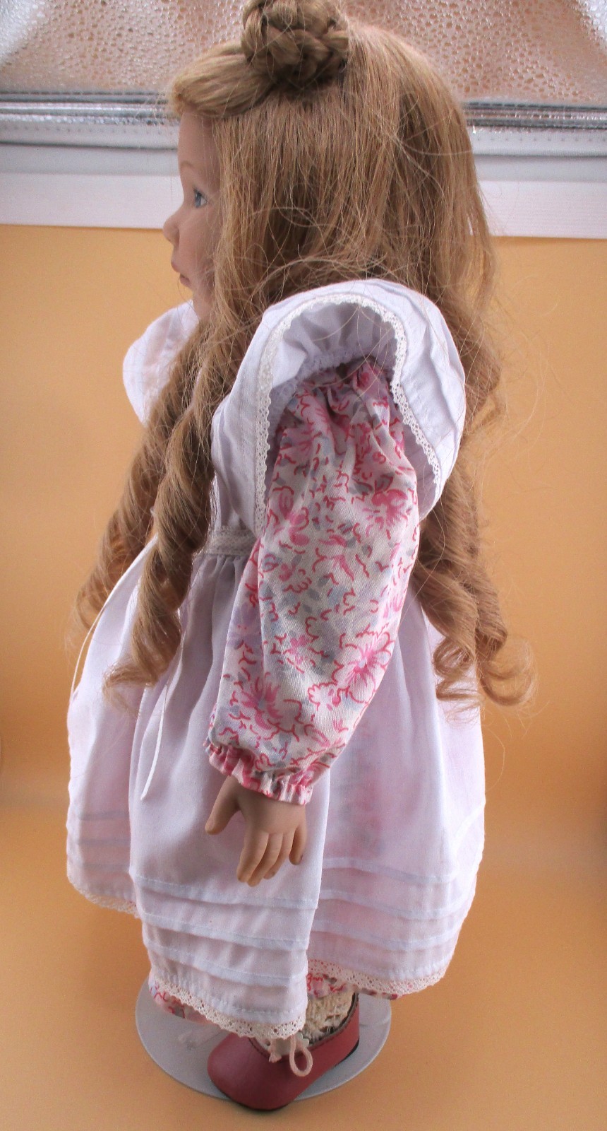 HEIDI OTT 15″ DOLL With LONG CORKSCREW CURLS & BRAIDED PIGTAIL BUNS – SO SWEET!!