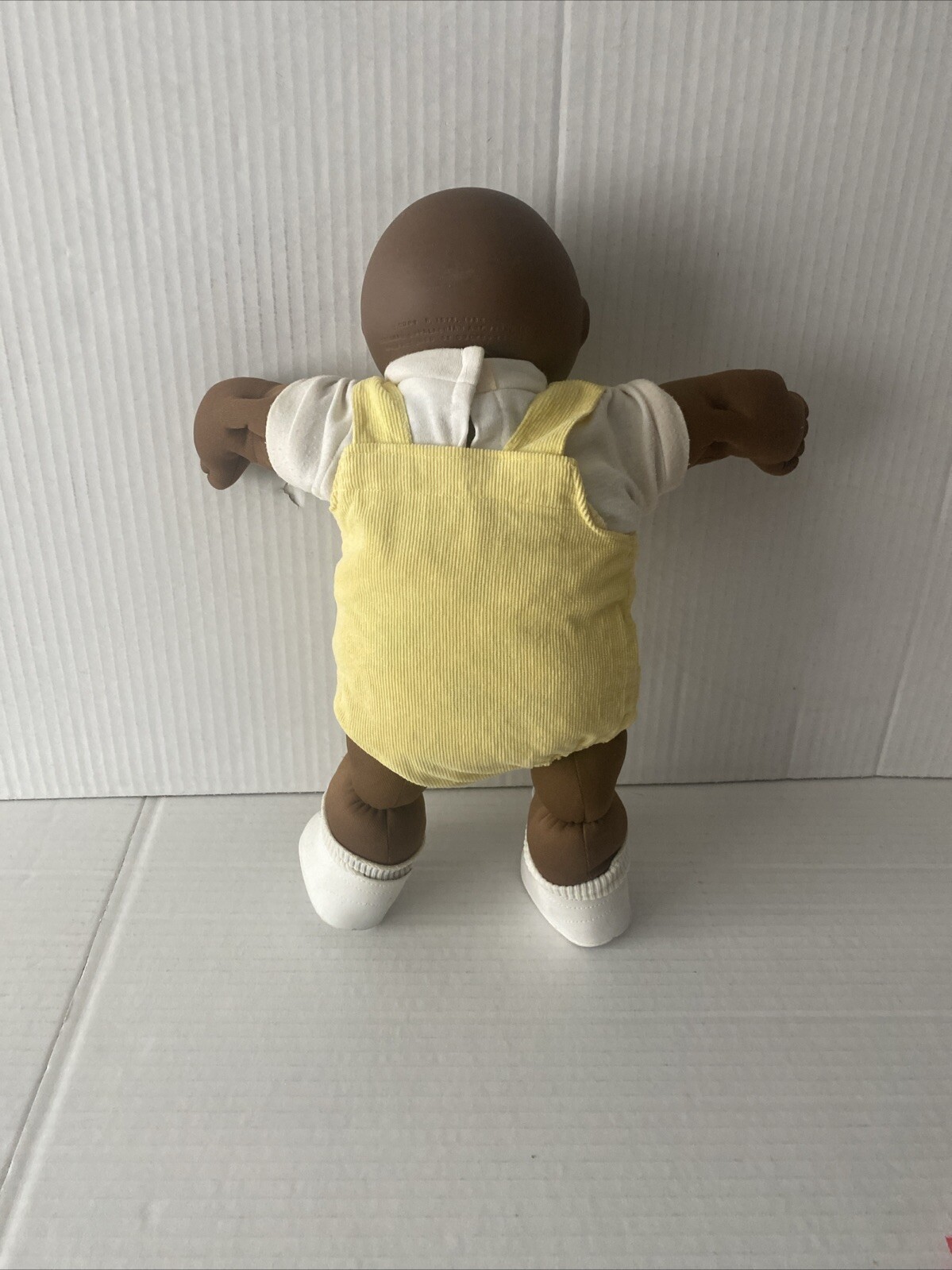 Cabbage Patch Kid Doll 1985 Boy Black Bald HM#2 Elephant Romper 7H OK Coleco VTG
