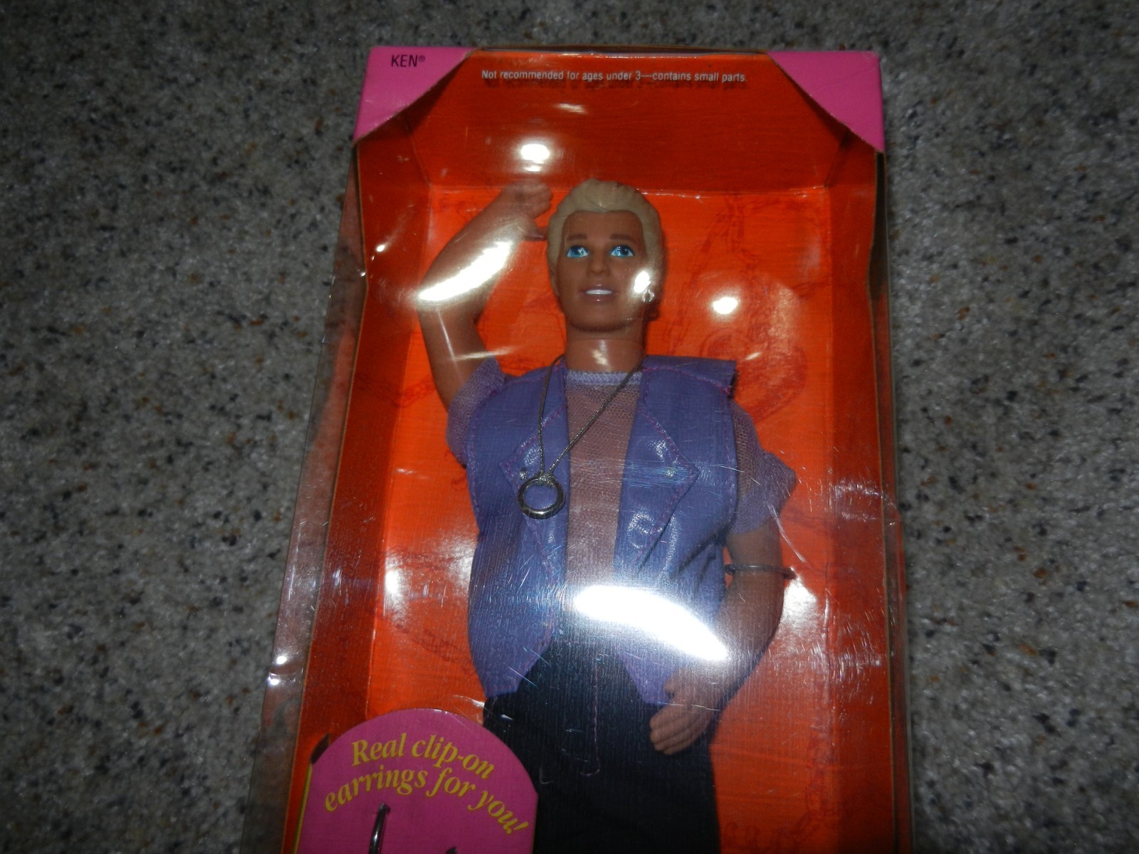 1992 EARRING MAGIC KEN NRFB #2290