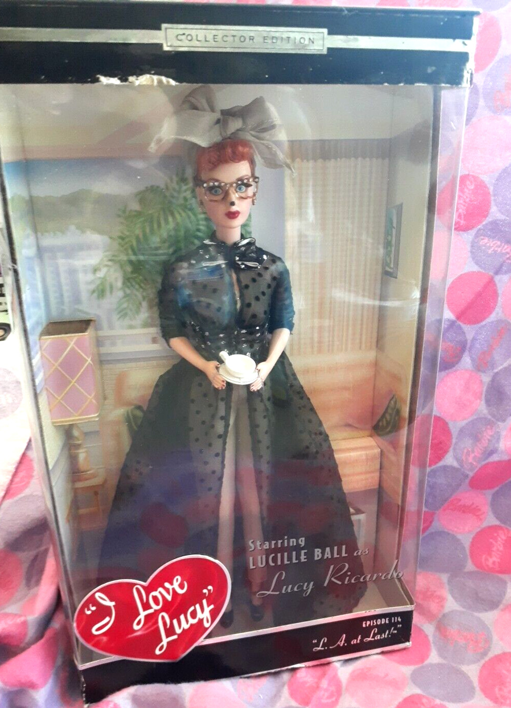 NRFB 2002 Mattel Barbie Collector I Love Lucy Doll LA at Last episode 114 #2