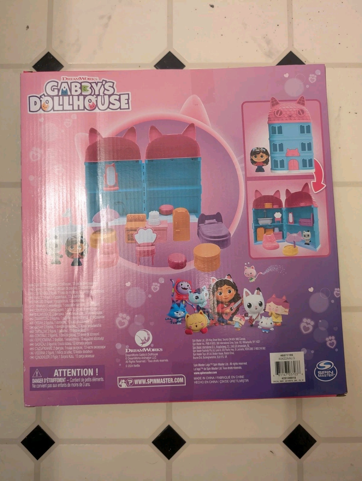 Gabby’s Dollhouse Playset Spin Master DreamWorks Gabby & Pandy Figures Brand New