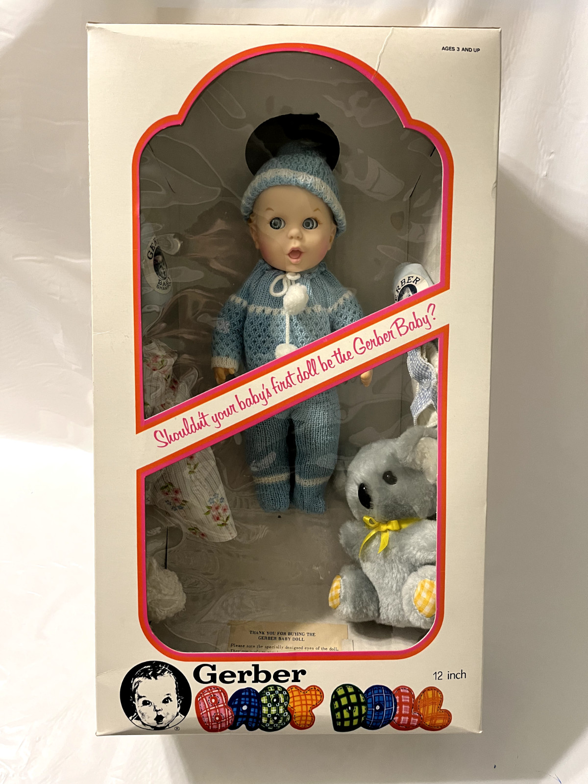 Gerber 12″ Baby Doll Atlanta Novelty NIB 1979