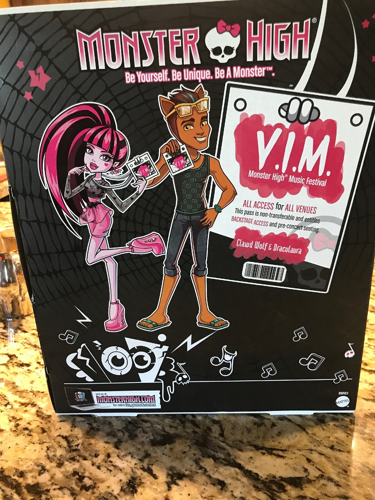 Monster High Draculaura And Clawd Wolf, Music Festival