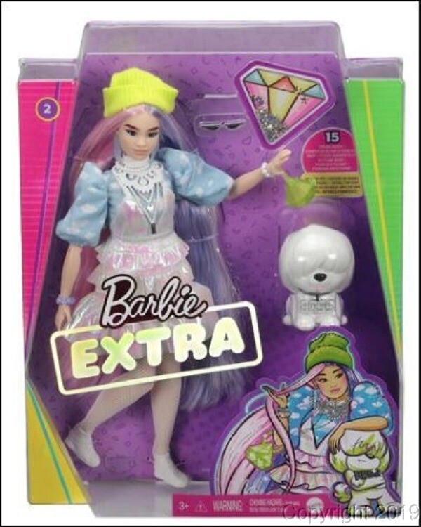 2020 Barbie Extra #2 Pink & Purple Hair GVR05 IN STOCK NOW!