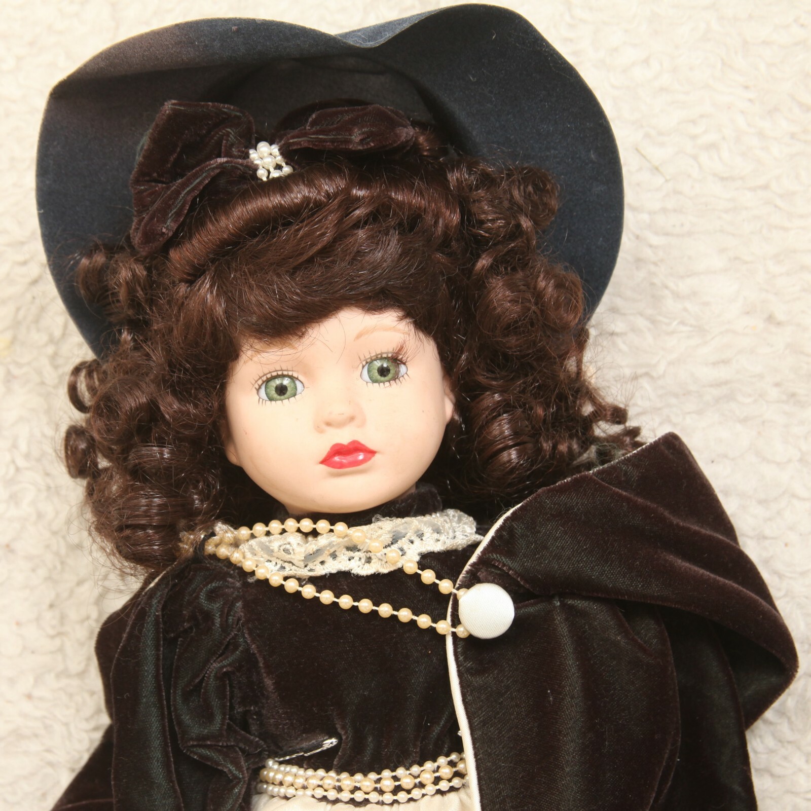 Vintage J. Misa Collection Bisque Porcelain Face Doll Limited Edition Greta Toy
