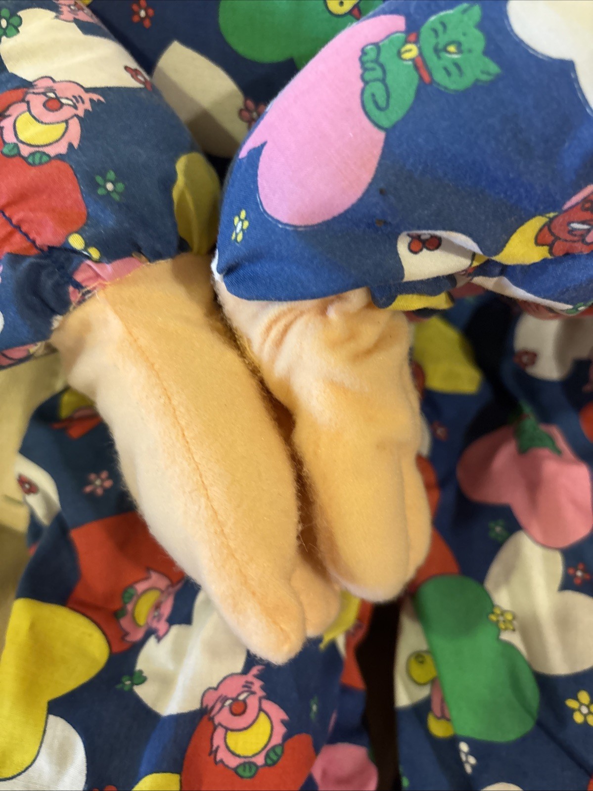 My Size Two Faced Doll Double Sided Asleep Awake 42″ long Suzie Stretch Vintage
