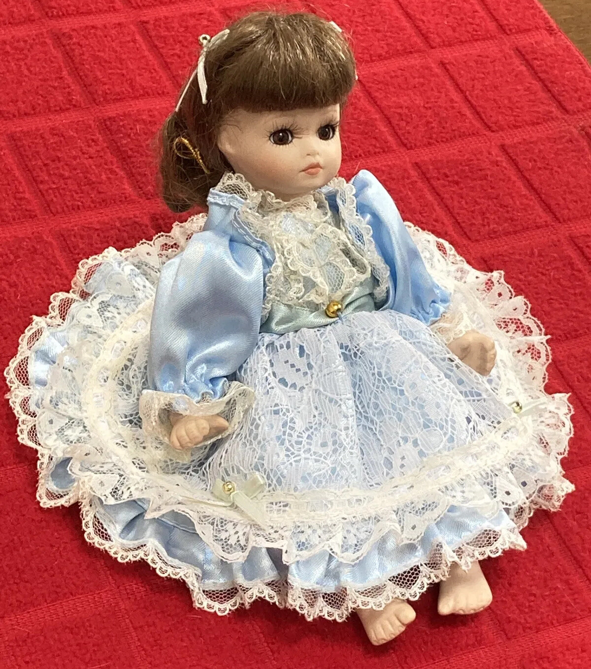VINTAGE “EMERALD DOLL COLLECTION” 7.5” PORCELAIN DOLL-RARE