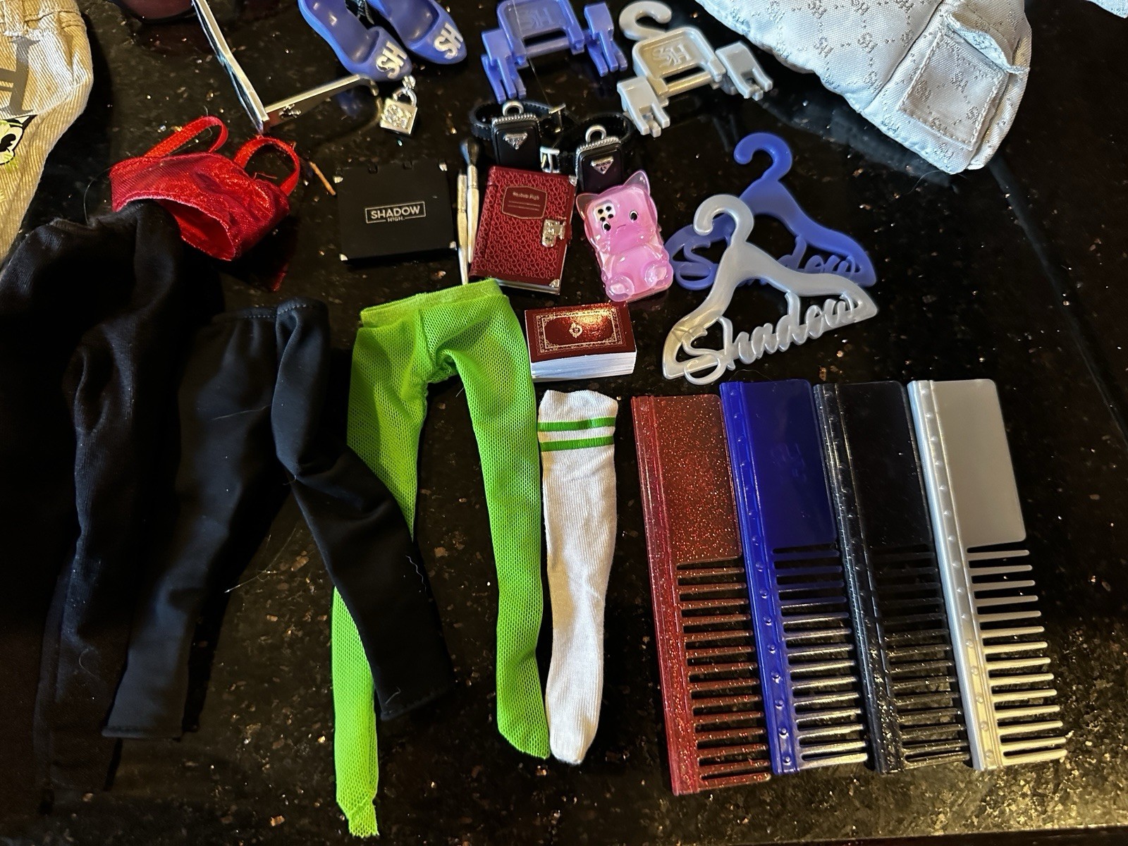Rainbow High Shadow High Huge Doll Lot + Mixed Clothes & Accessories 7 Dolls