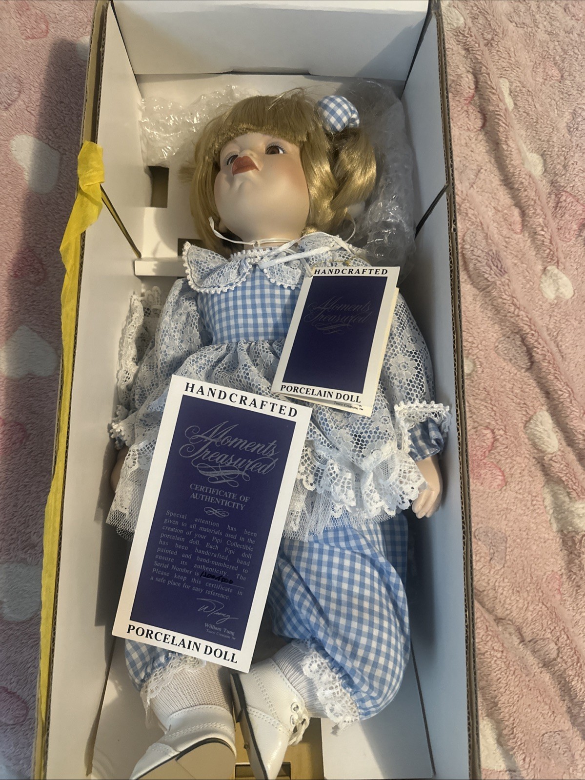 “Haunted”- Moments Treasured PIPI Handcrafted Porcelain Doll 19″- Buyer Beware