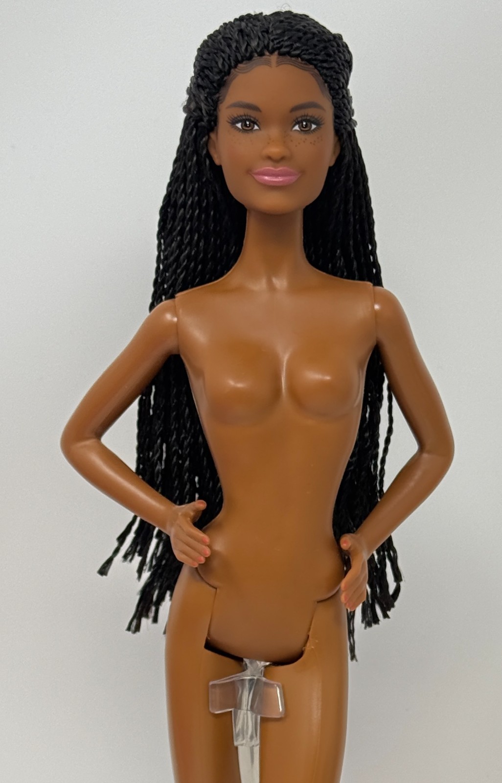 Barbie @BarbieStyle Brooklyn Model Muse Body Hybrid NUDE AA Fashion Doll Braids