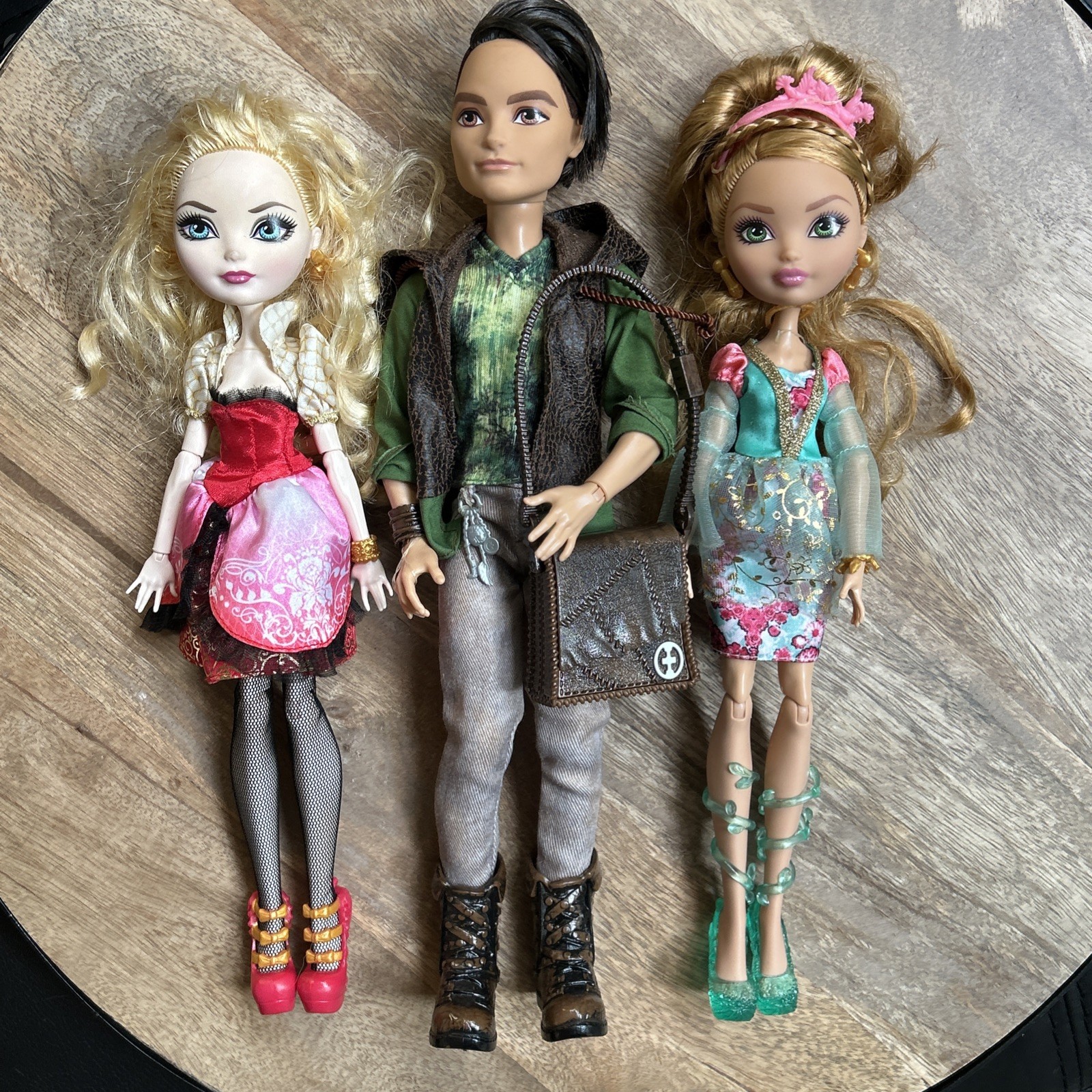 Ever After High Ashlynn Ella & Hunter Huntsman Apple White First Chapter 2013ish