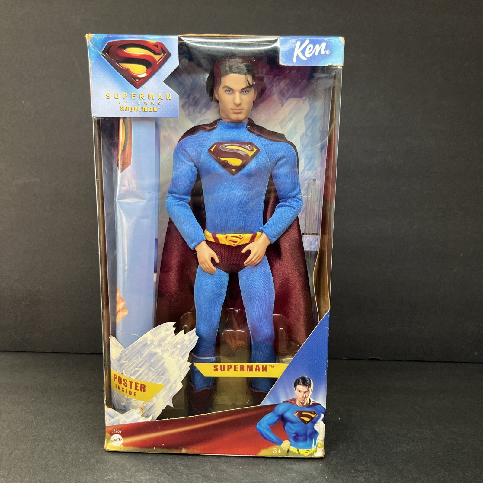 Barbie Superman Returns Ken Doll 2005 Mattel J5289