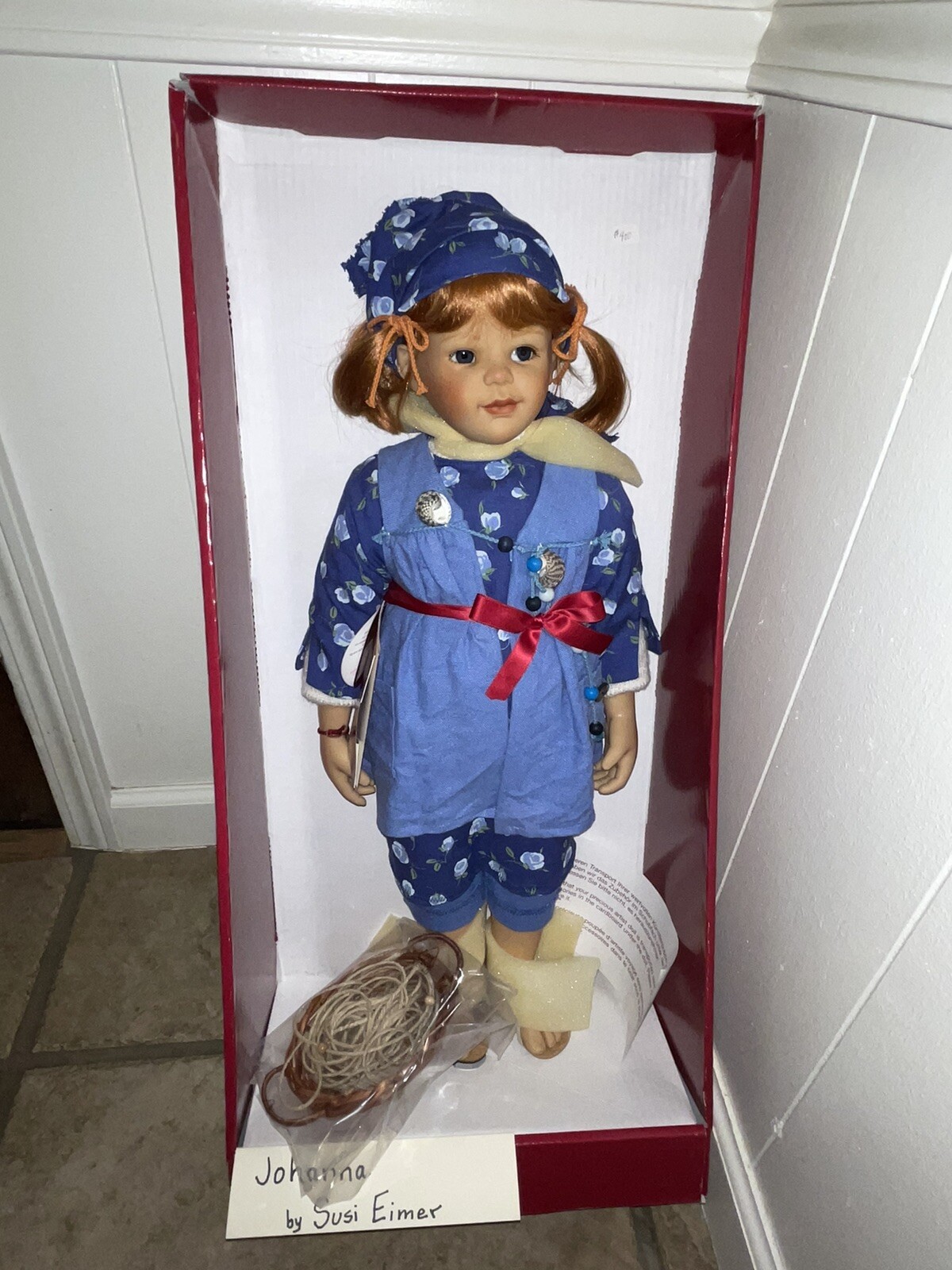 Beautiful GOTZ / GOETZ ~ SUSIE EIMER ~ ( JOHANNA ) 25.5” VINYL GIRL Doll No.34/