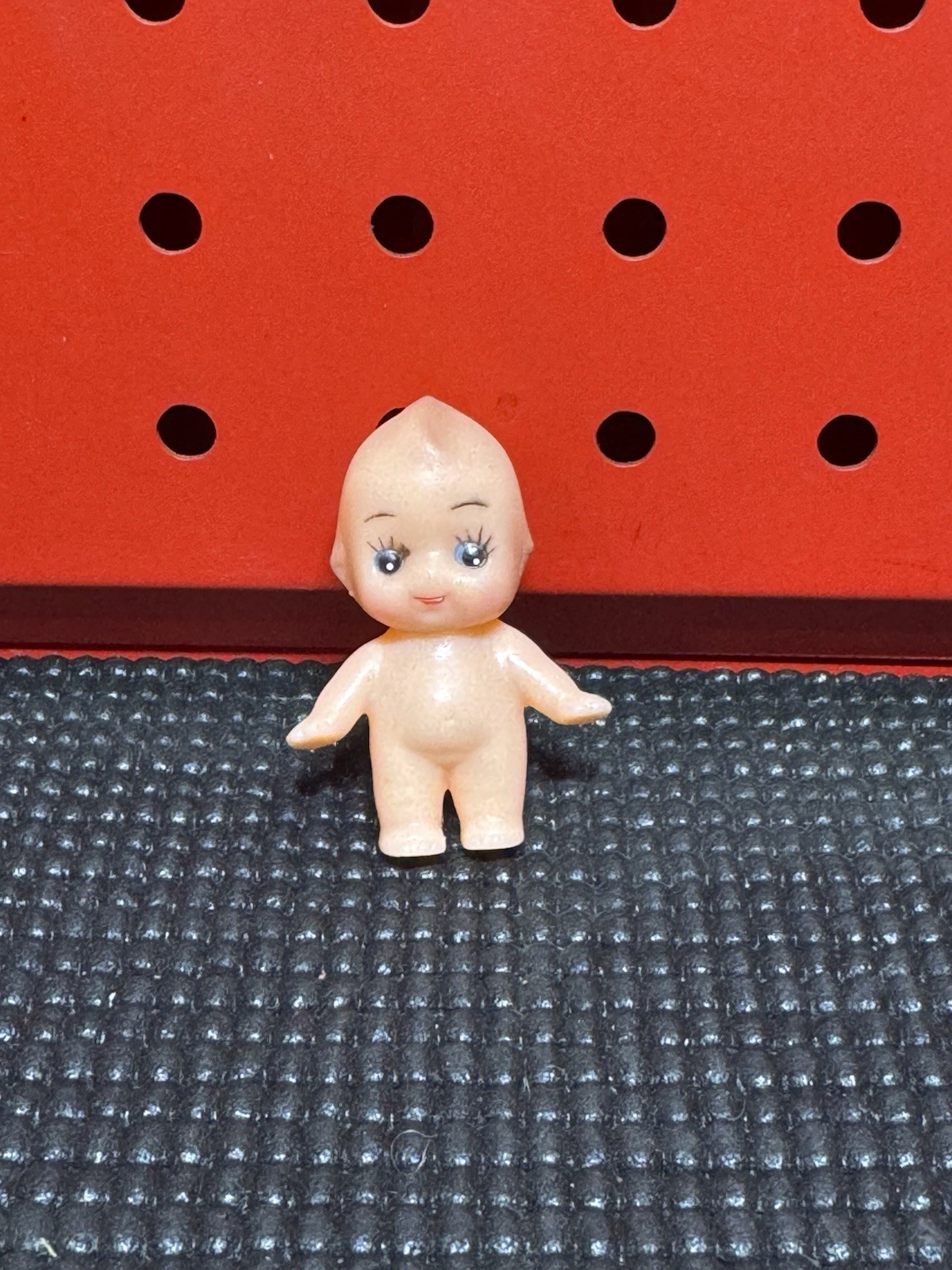 Vintage Kewpie Doll 2 inches Soft Rubber Vinyl Doll house Baby Posable Head