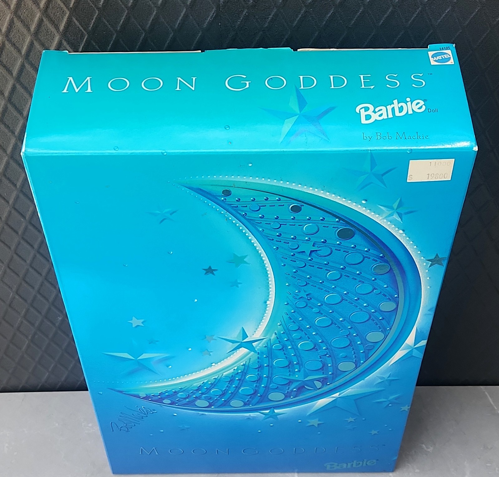 1996 Moon Goddess Barbie Doll by BOB MACKIE Handmade Sequins Mattel 14105