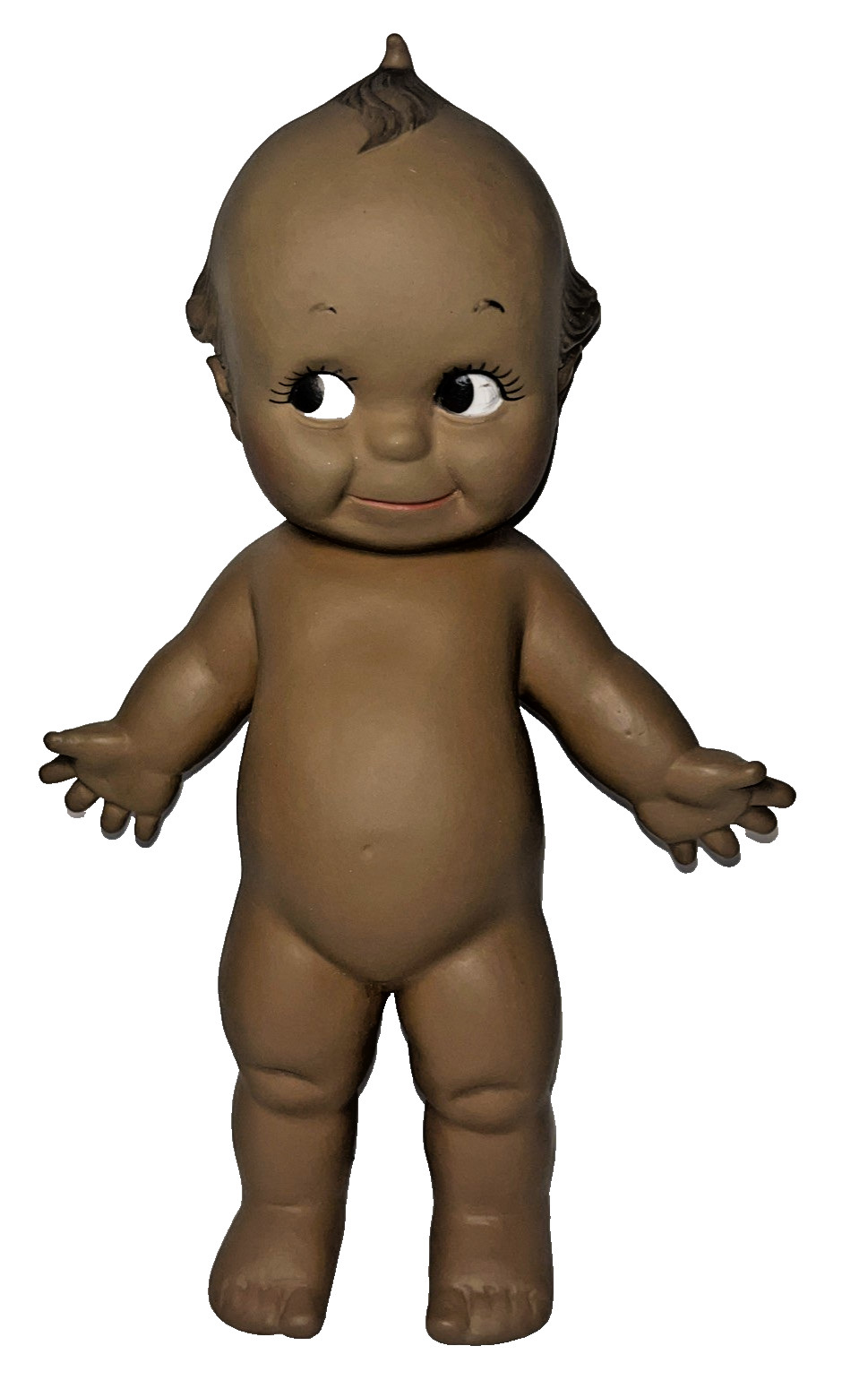 Kewpie Doll Cameo African American 1974 11″ 733/1 JLK Rubber Squeaker Works