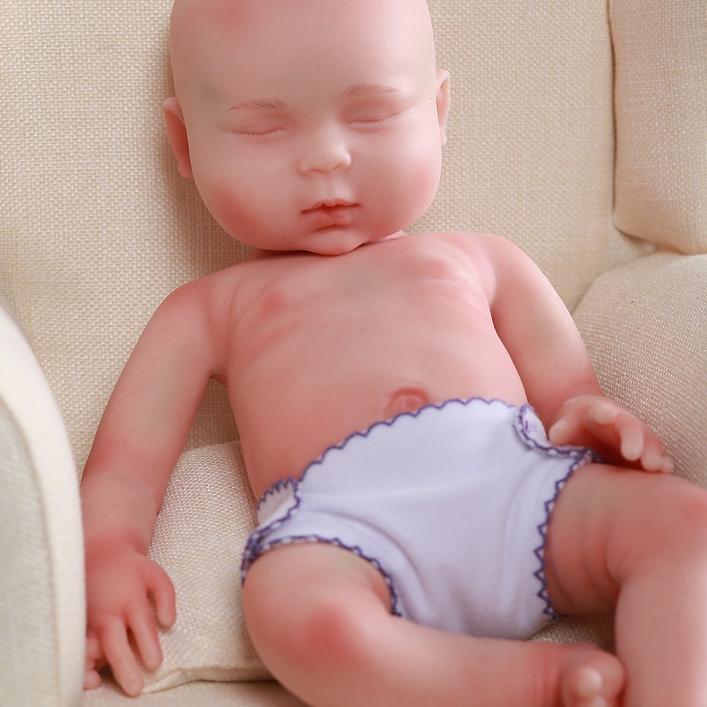 COSDOLL 18″ Platinum Full Body Silicone Baby Dolls Reborn Art Baby Girl Doll