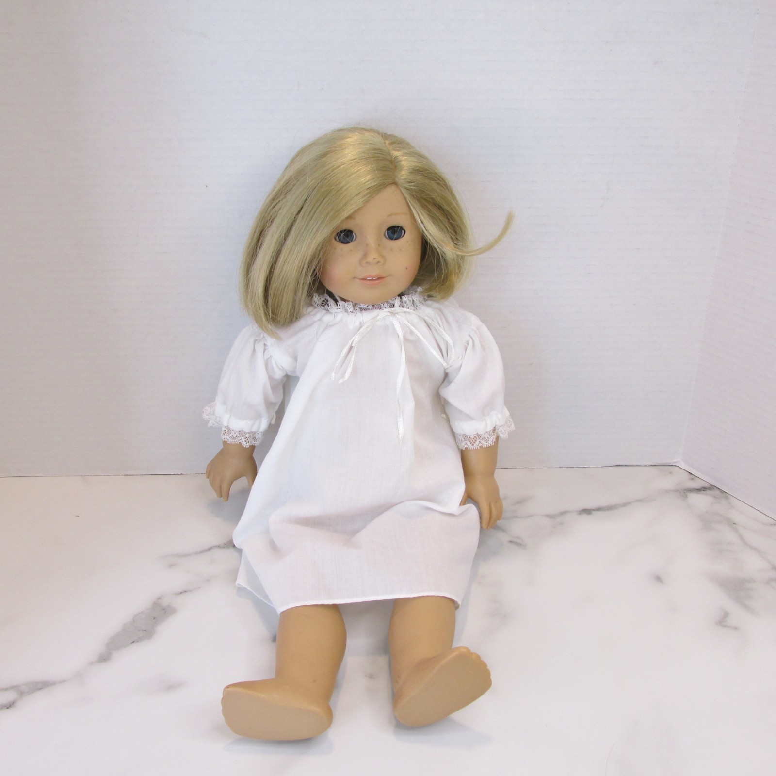 American Girl Kit Kittredge Historical Doll Blonde Hair Blue Eyes Felicity Gown