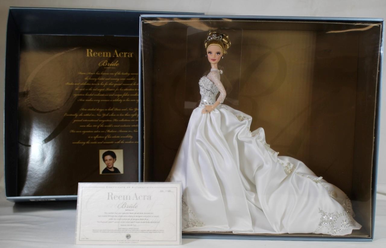 Barbie Reem Acra Bride Platinum Label 2007 Blonde Doll L3549