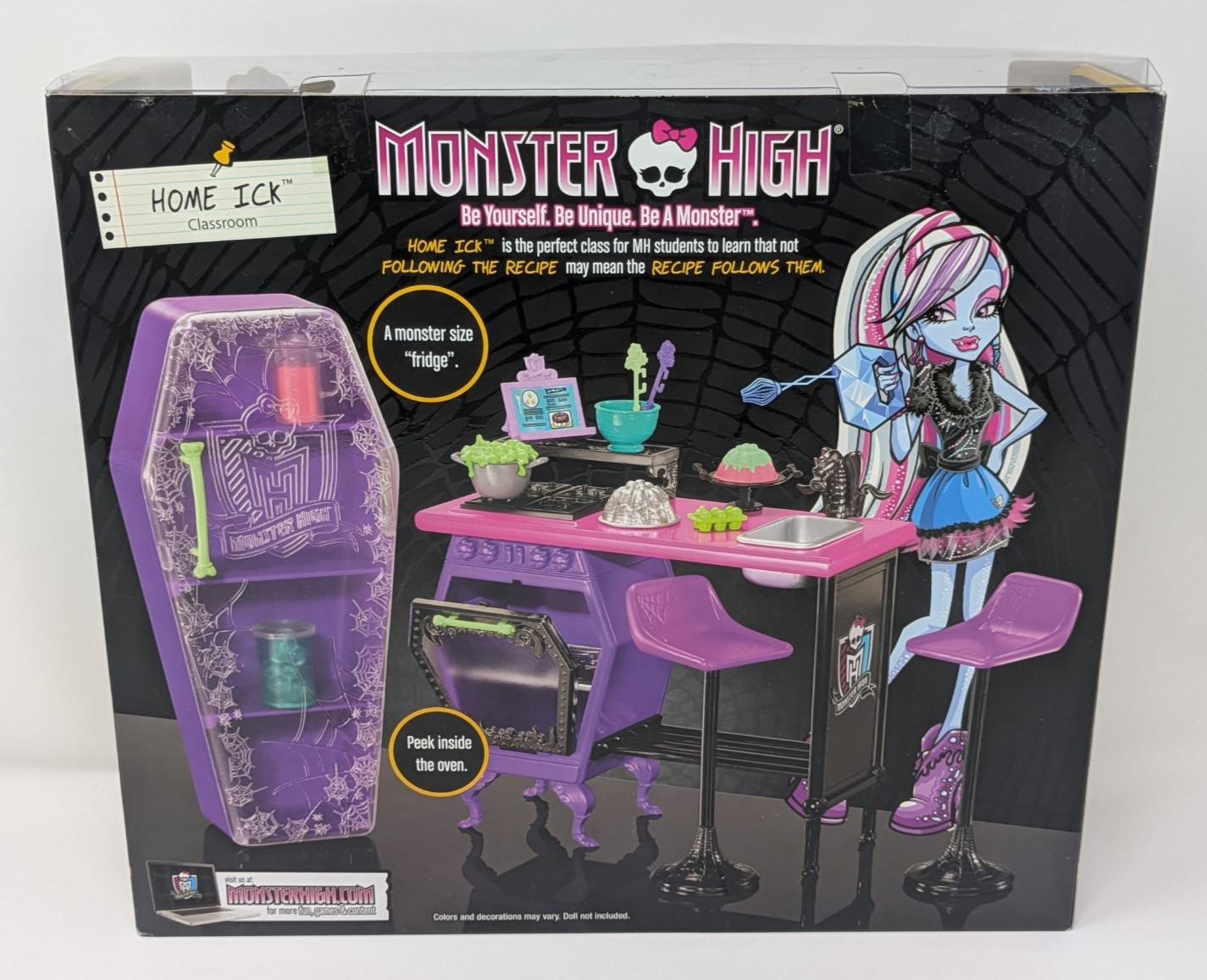 Monster High Home Ick Classroom Playset Gift Set New NIB Sealed 2013 Mattel