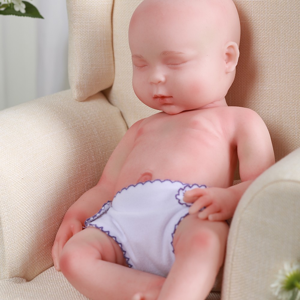 COSDOLL 18″ Platinum Full Body Silicone Baby Dolls Reborn Art Baby Girl Doll