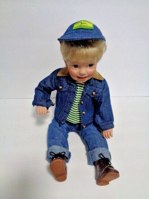 Billy – John Deere Porcelain Boy Doll Collection Danbury Mint Jean Jacket