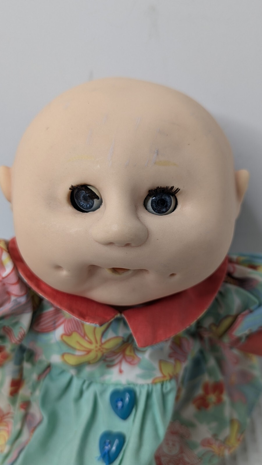 Baby Doll Rubber Head Dimples Cloth Body Vintage 1934 Dress Honduras 14″ Rare