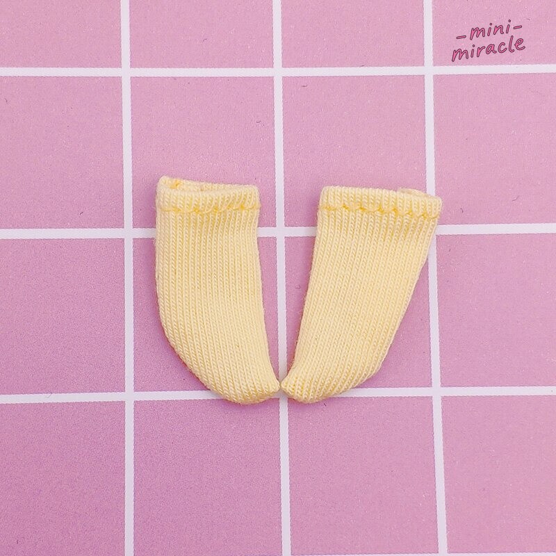 Accessories – Patterned Striped Socks for 1:12 Scale Doll OB11 Clothing Decorate