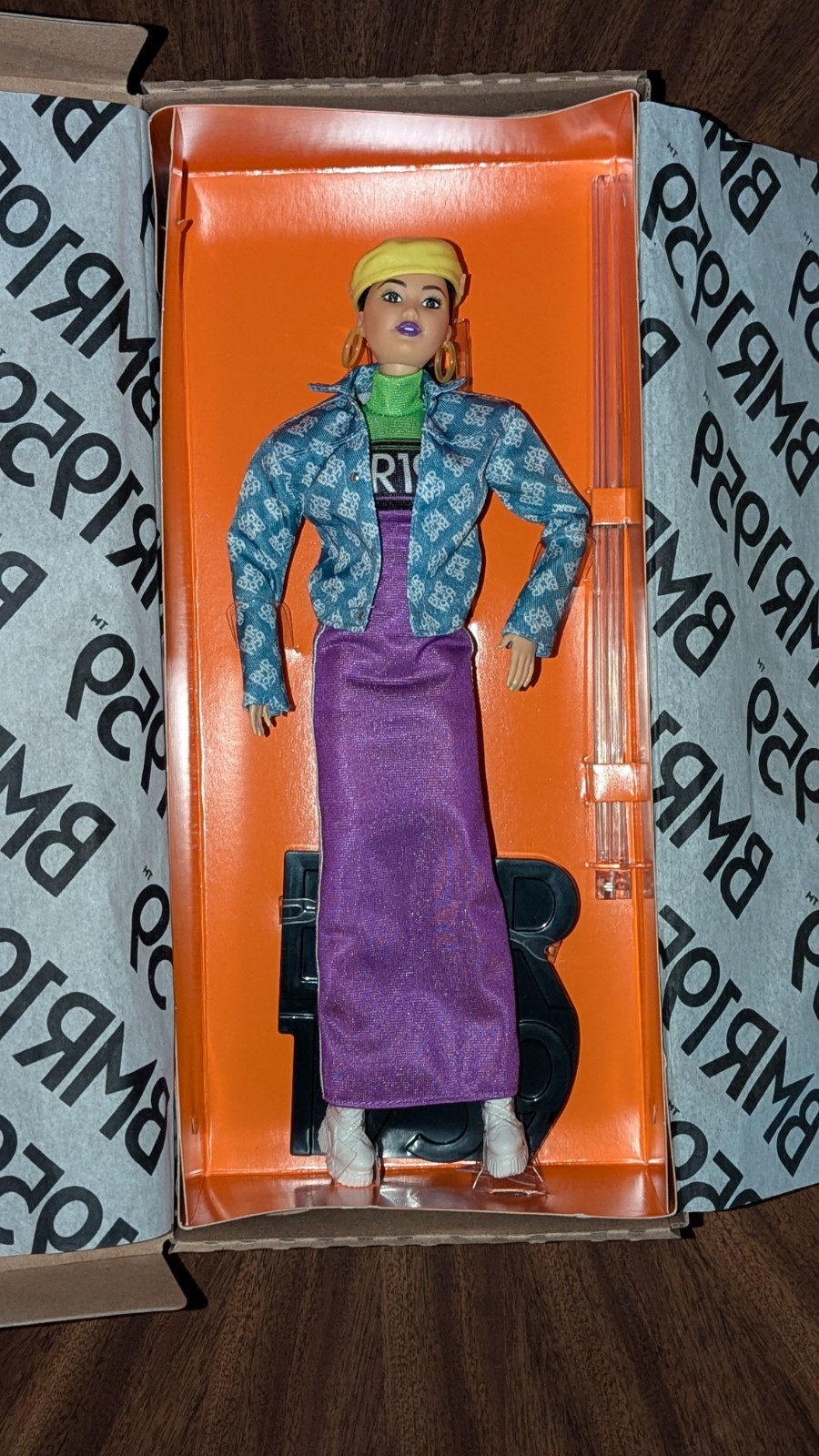 2019 Asian Barbie BMR1959 GHT95 Fully Posable Kira Doll w Stand Denim Jacket NIB