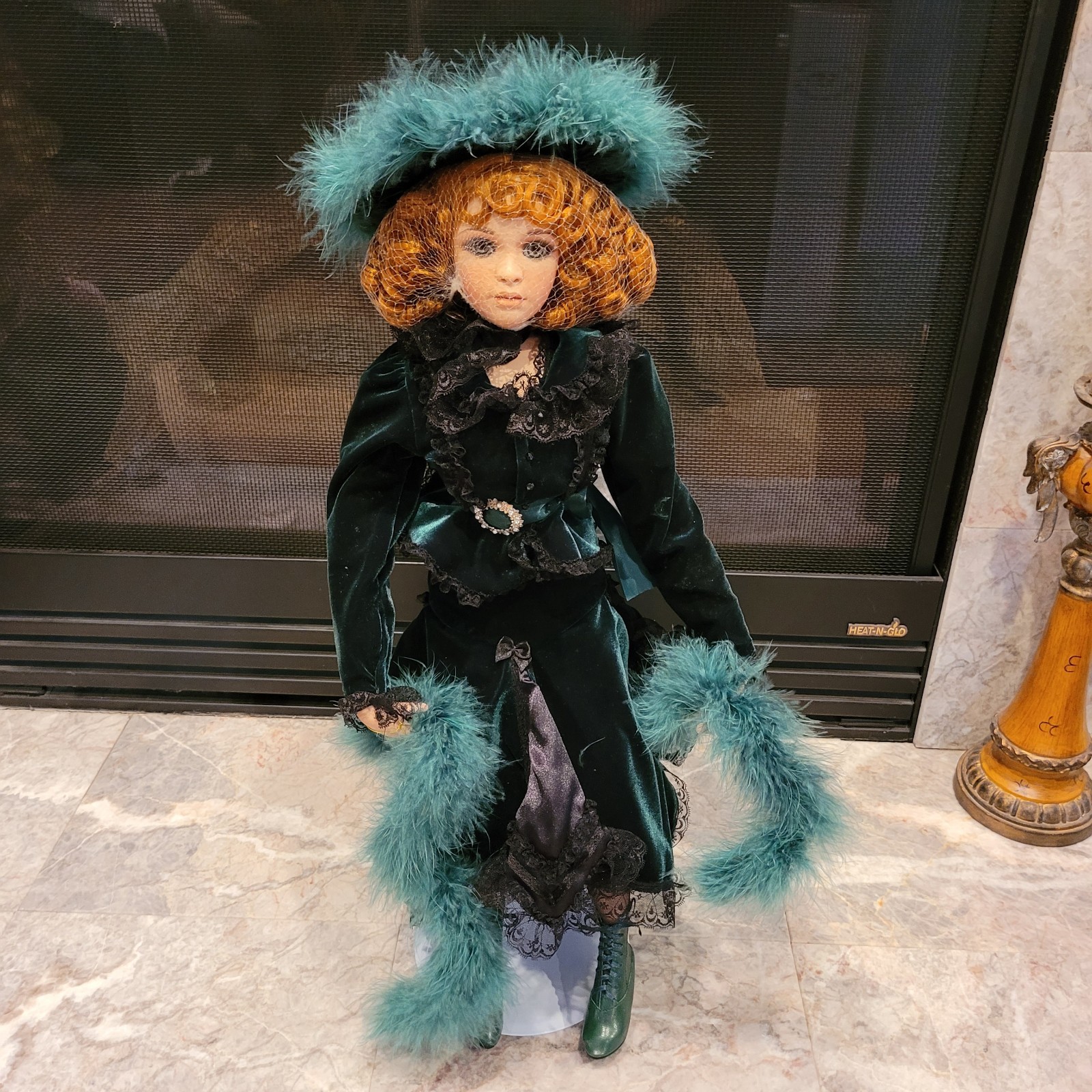HIGH QUALITY PORC 24″ DOLL LILY MARLANE BY JAN MCLEAN EXCLUSIVELY YOURS LTD ED