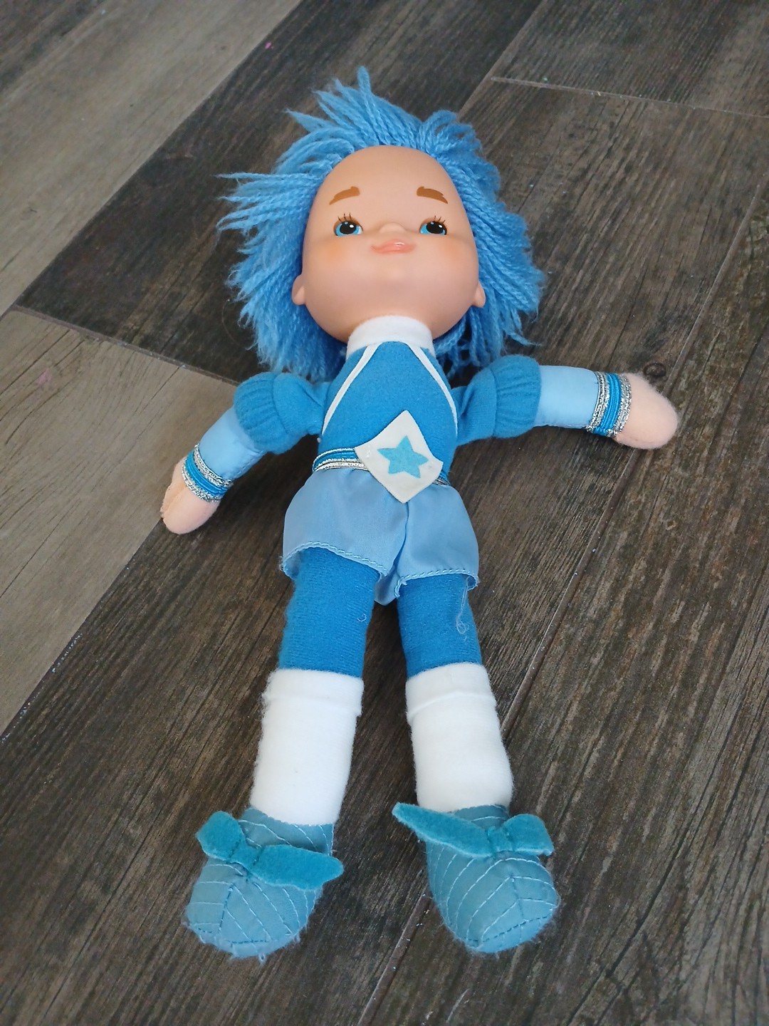 Rainbow Brite Buddy Blue 11″ Vintage Doll Hallmark Collectable
