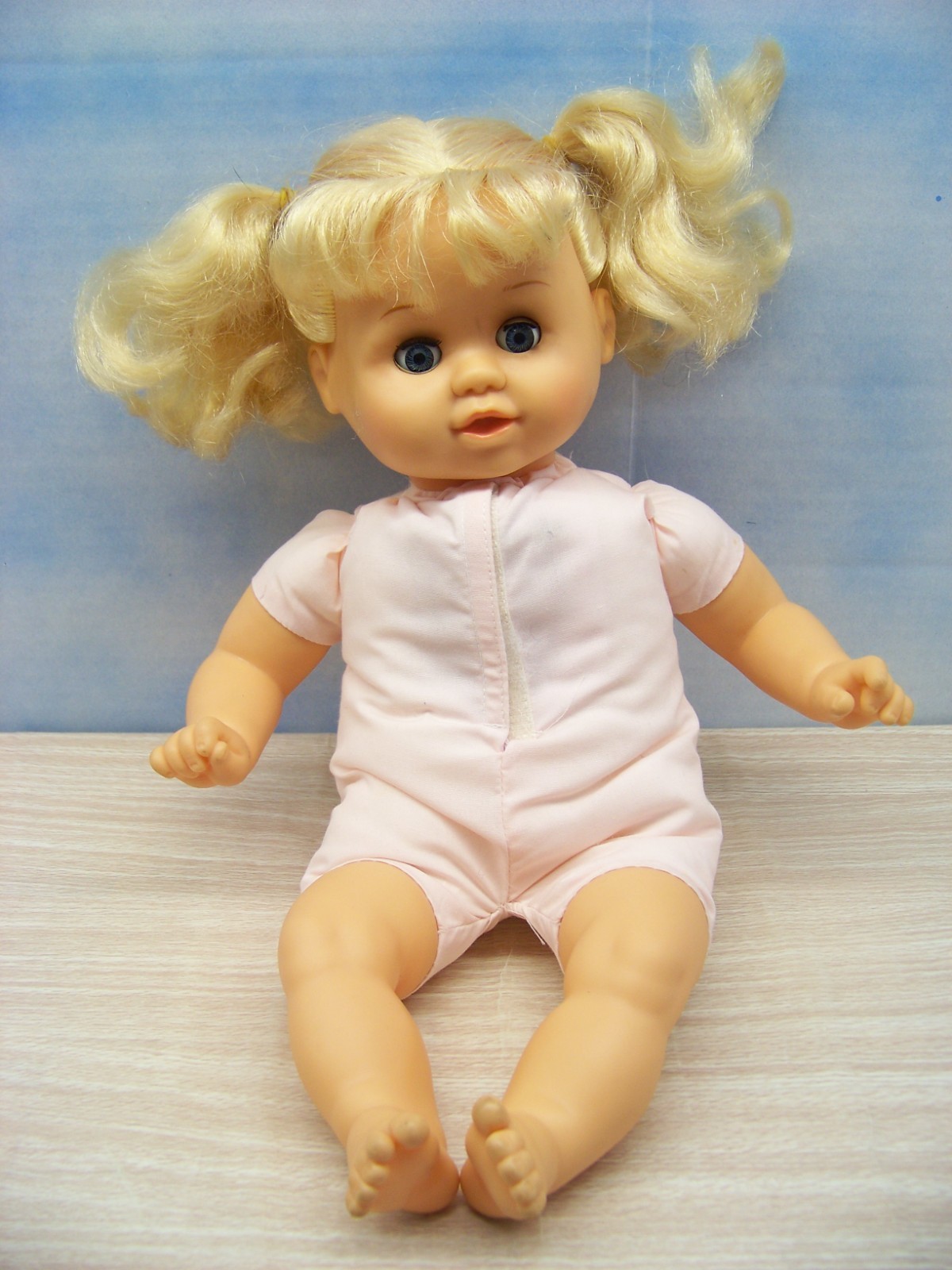 Unimax Talking Doll – Blonde Pigtails – 1991