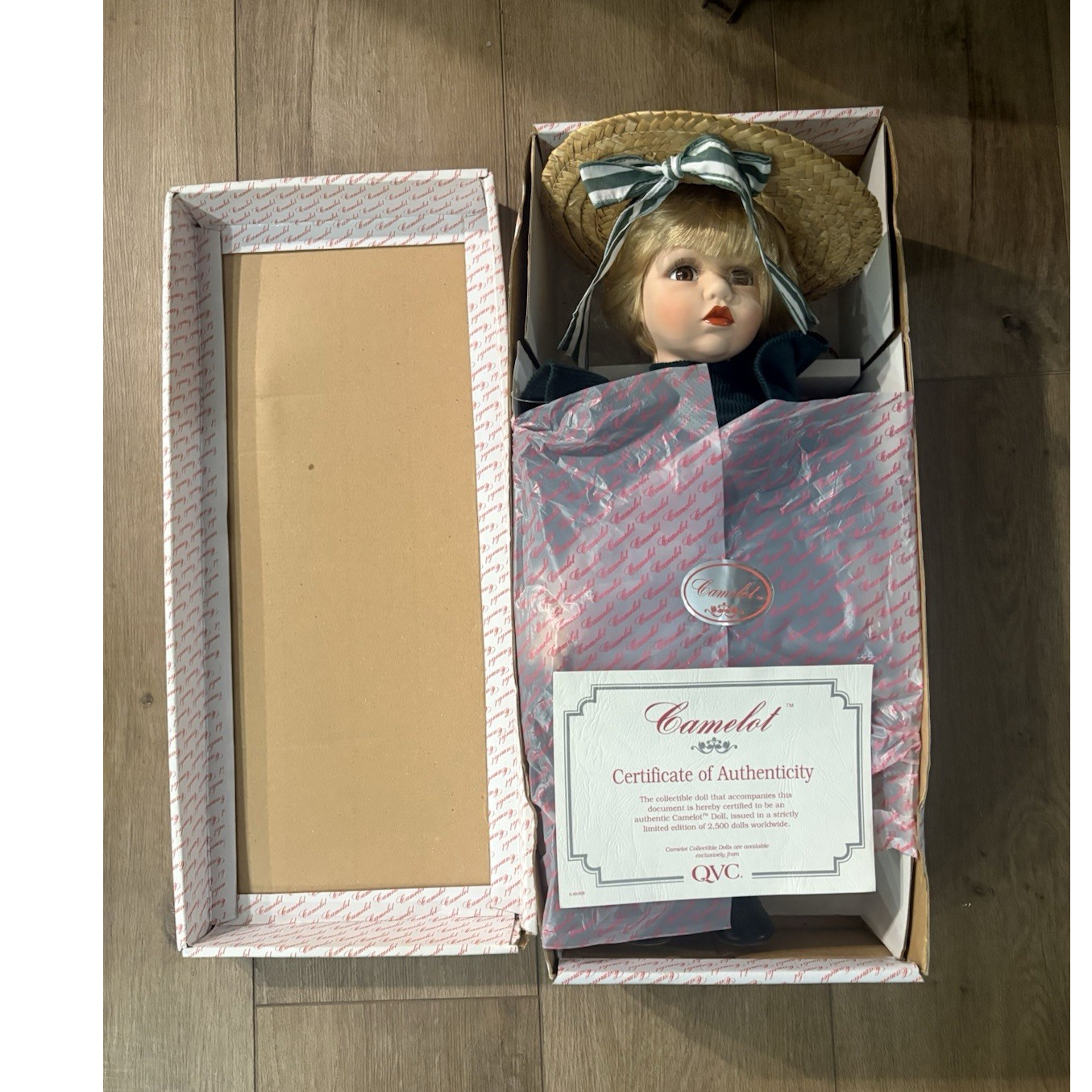 Camelot Limited Edition Collectible Doll Blonde Hair w/ COA in Original Box