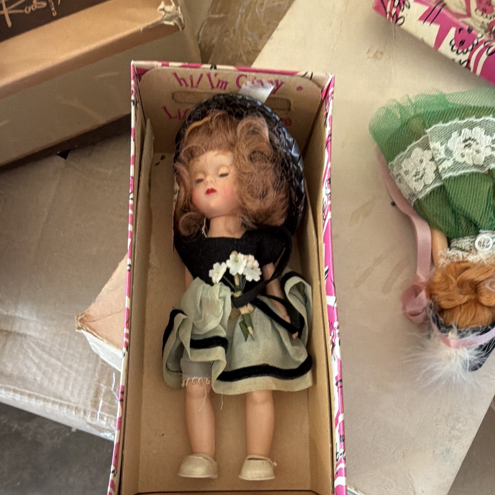 Miss Nancy 8in Fashion Doll in Original Opened Box Light Auburn Hair Brown Eyes