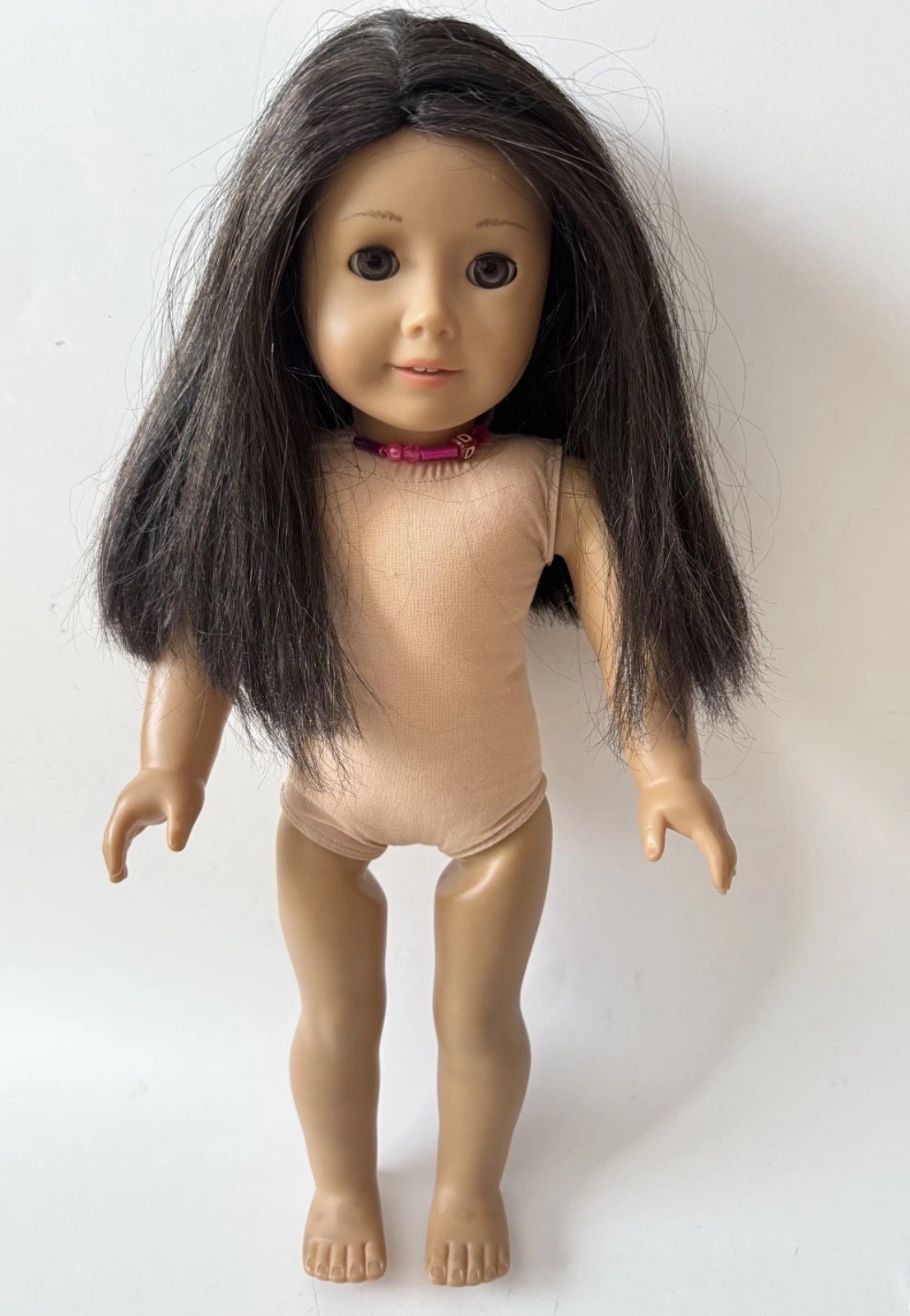 American Girl 18″ Doll Just Like You Truly Me # 25 Brown Black Hair Brown Eyes,