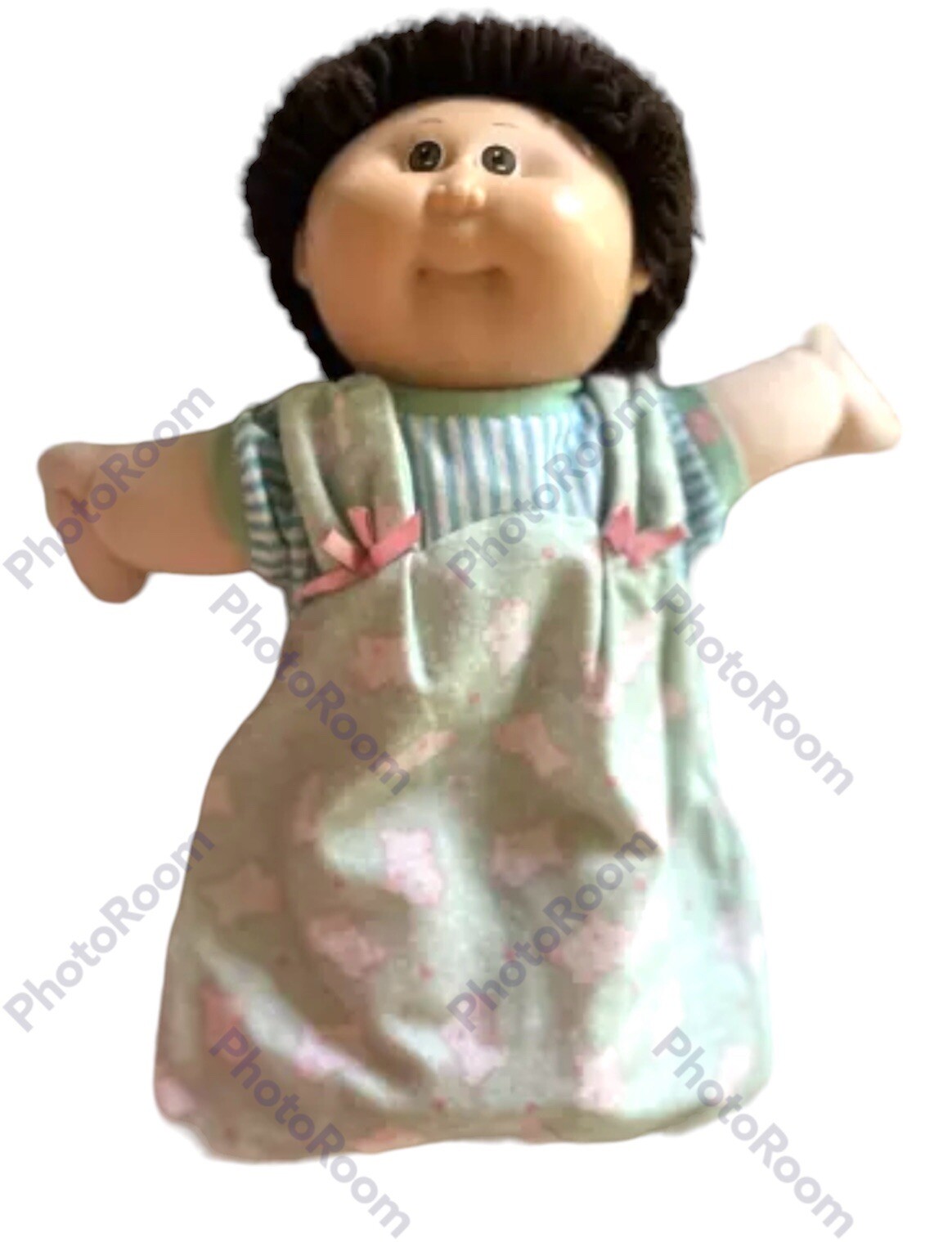 *Cabbage Patch Kid Brown Curly Hair 13″ Boy 1978/1982 Brown Eyes*